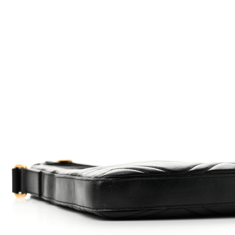 Gucci Calfskin Matelasse Gg Marmont Flat