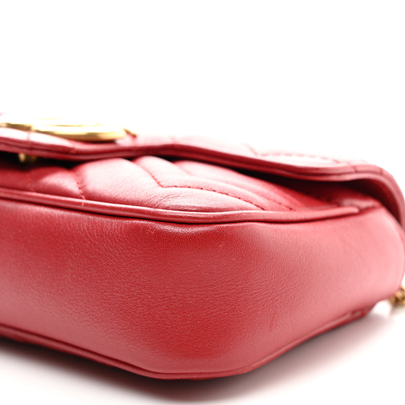 Gucci Calfskin Matelasse Super Mini Gg