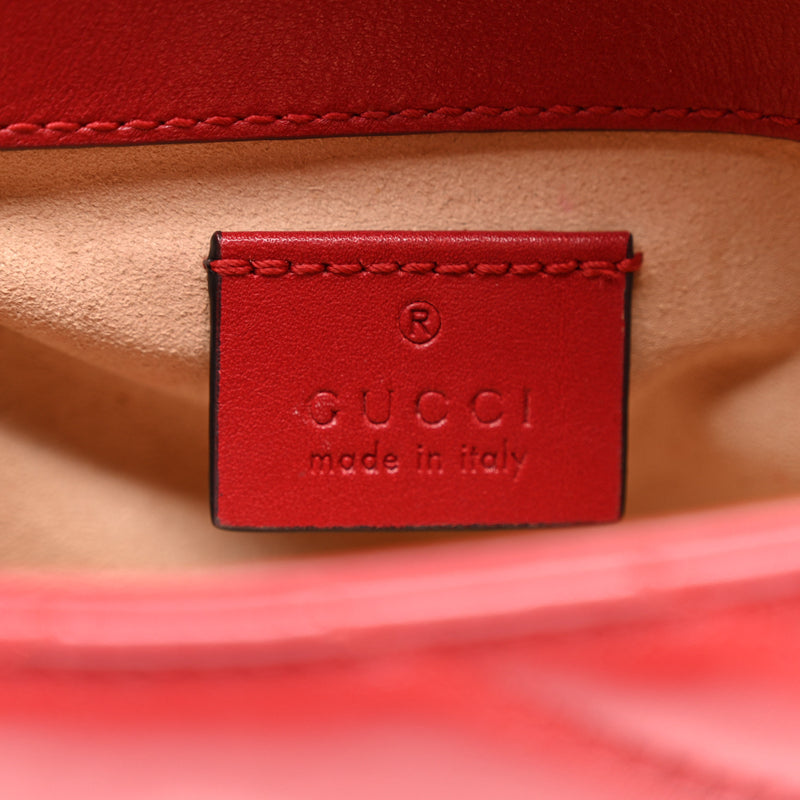 Gucci Calfskin Matelasse Super Mini Gg