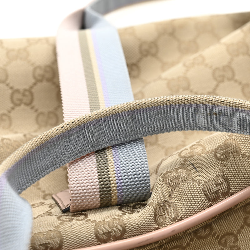 Gucci Gg Web Medium Collapsable Carry On