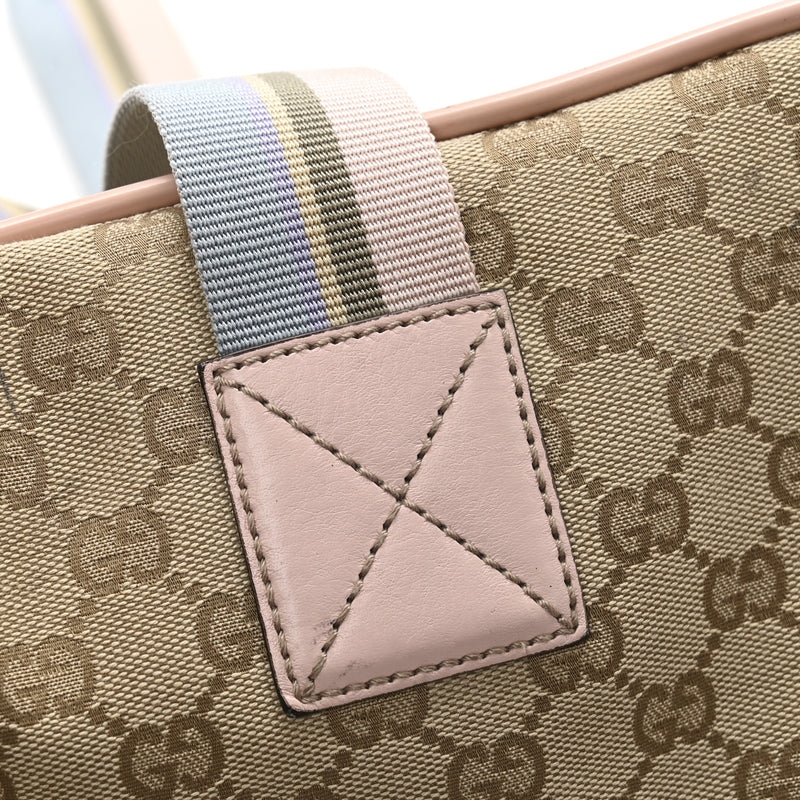 Gucci Gg Web Medium Collapsable Carry On