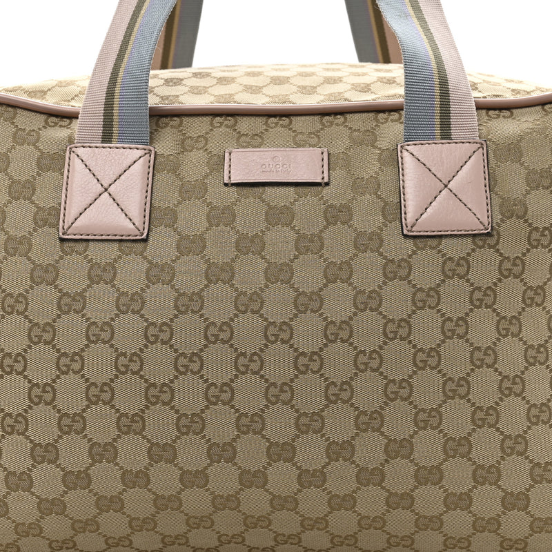 Gucci Gg Web Medium Collapsable Carry On
