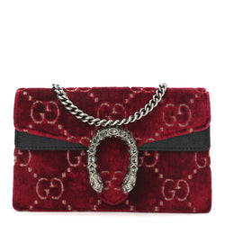 Gucci Velvet Gg Super Mini Dionysus
