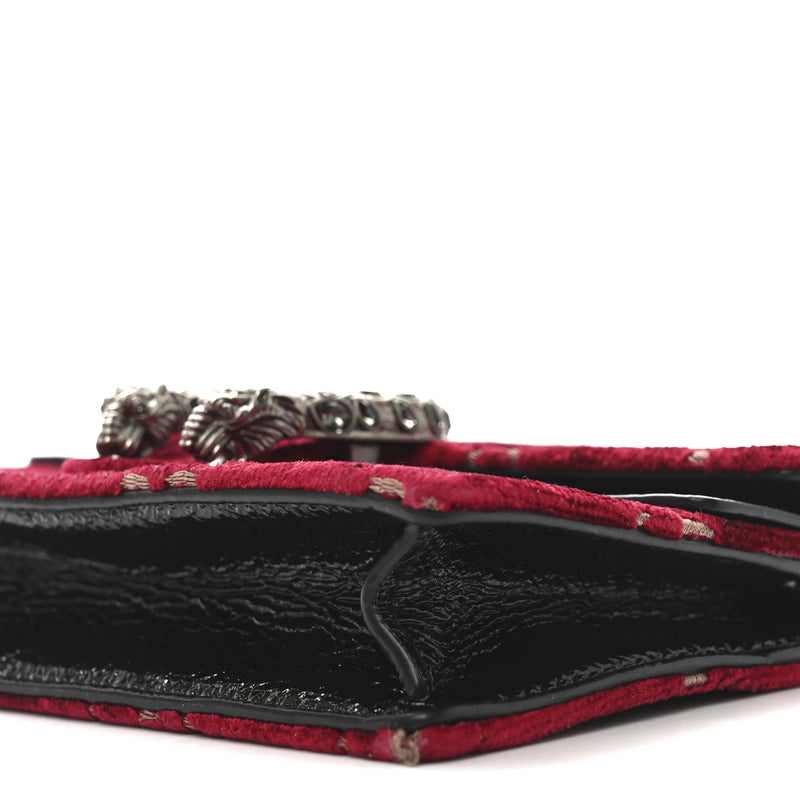 Gucci Velvet Gg Super Mini Dionysus