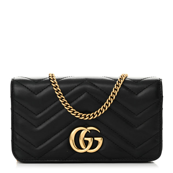 Gucci Calfskin Matelasse Gg Marmont Mini