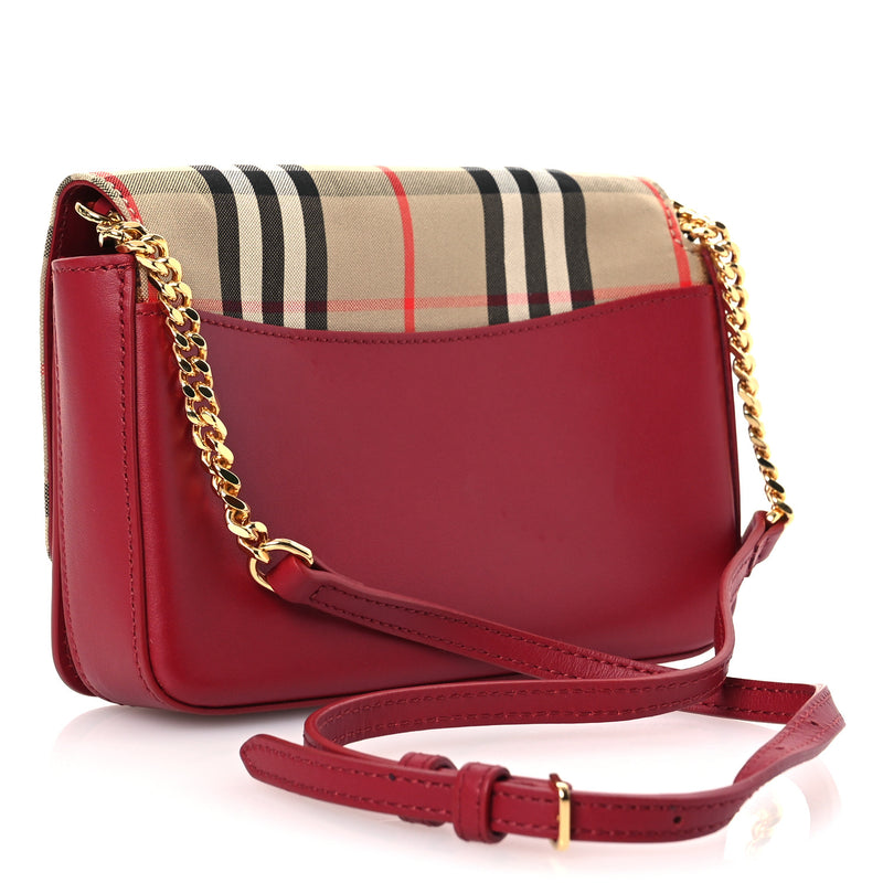 Burberry Calfskin Vintage Check Hayes