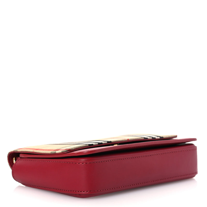 Burberry Calfskin Vintage Check Hayes