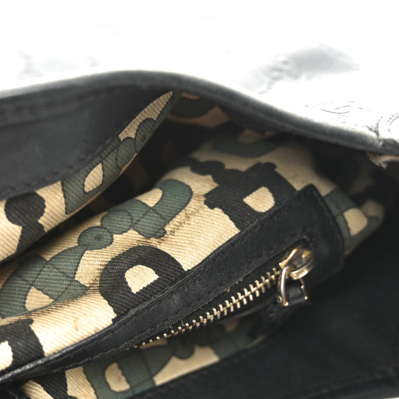 Gucci Guccissima Punch Hobo Black