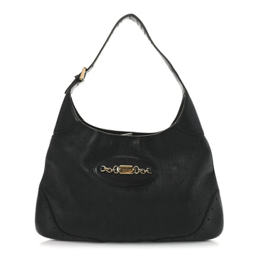 Gucci Guccissima Punch Hobo Black