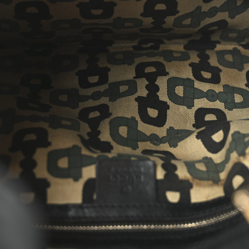 Gucci Guccissima Punch Hobo Black