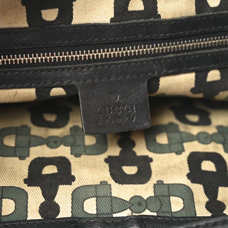 Gucci Guccissima Punch Hobo Black