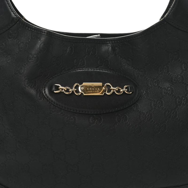 Gucci Guccissima Punch Hobo Black
