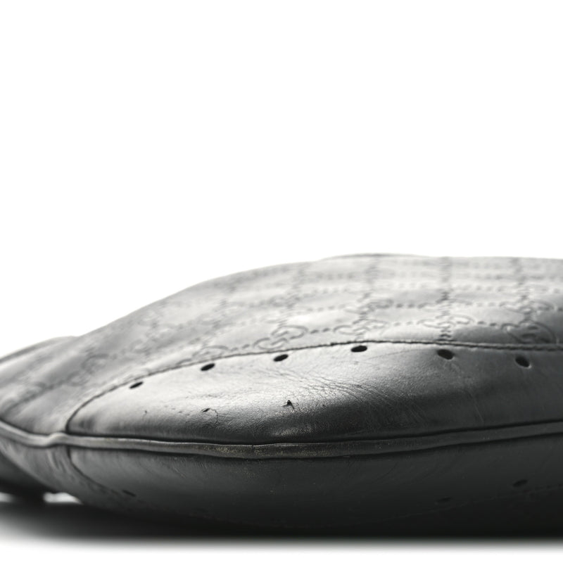 Gucci Guccissima Punch Hobo Black