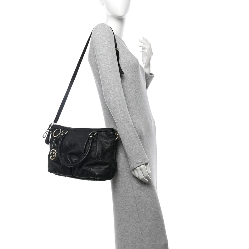 Gucci Guccissima Medium Sukey Top Handle