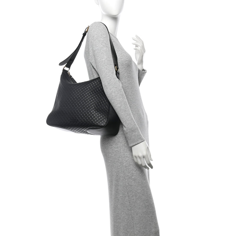 Gucci Microguccissima Shoulder Bag Black