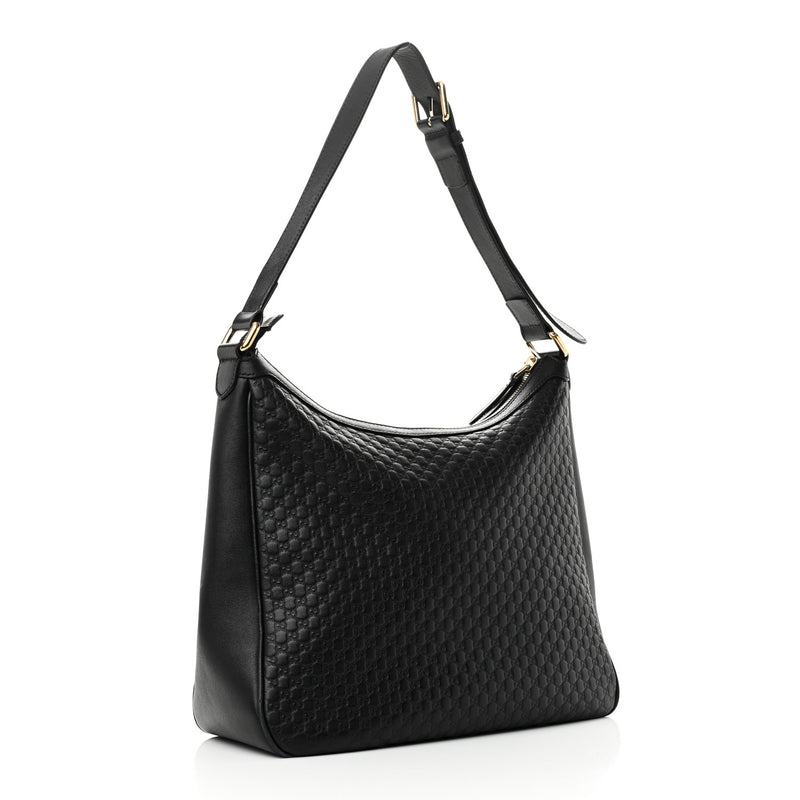Gucci Microguccissima Shoulder Bag Black