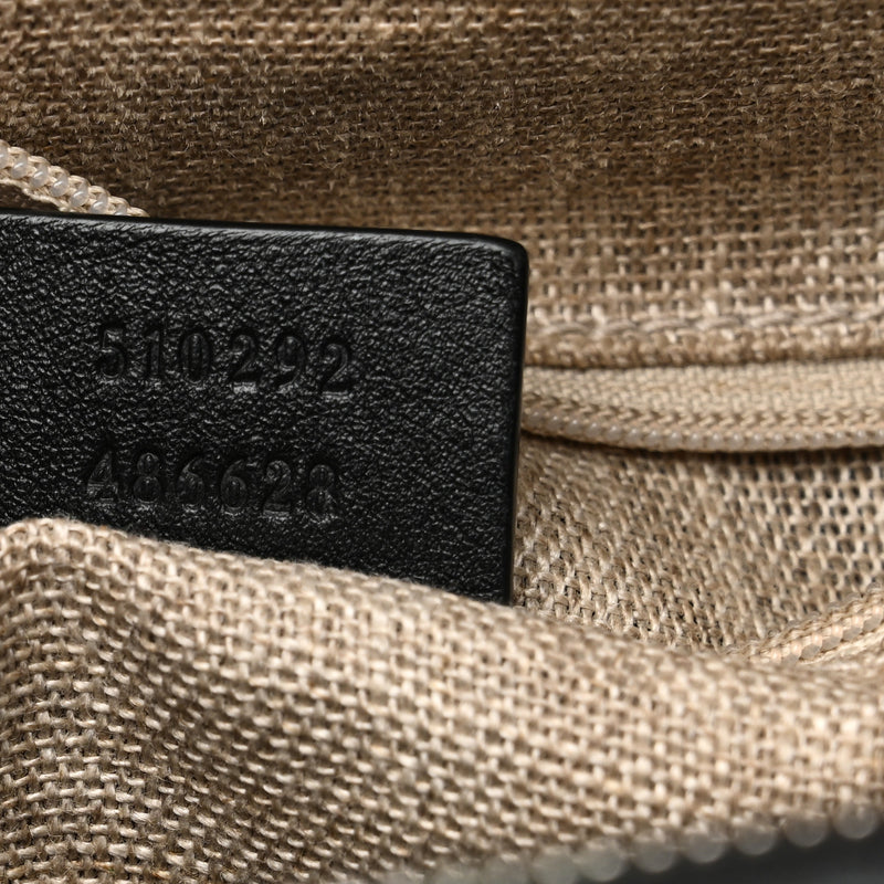 Gucci Microguccissima Shoulder Bag Black