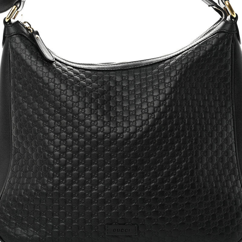 Gucci Microguccissima Shoulder Bag Black