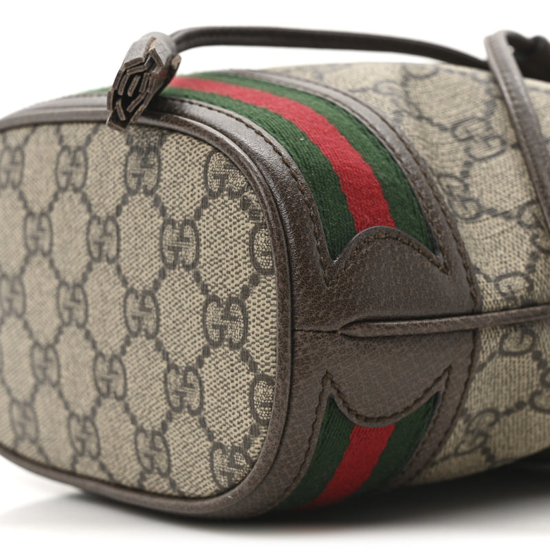 Gucci Gg Supreme Web Mini Ophidia Bucket