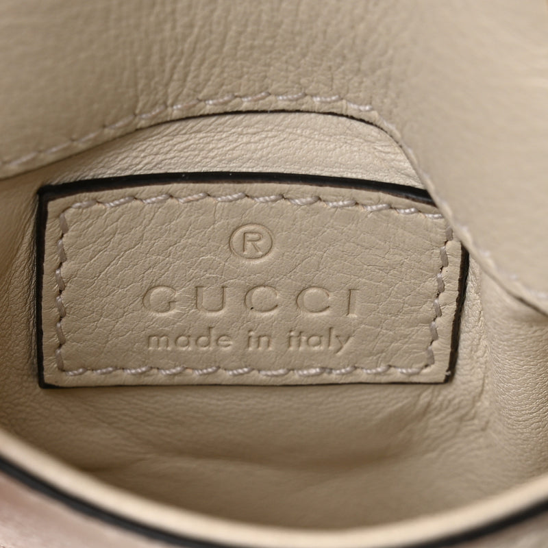 Gucci Roxy Calfskin Blondie Card Case