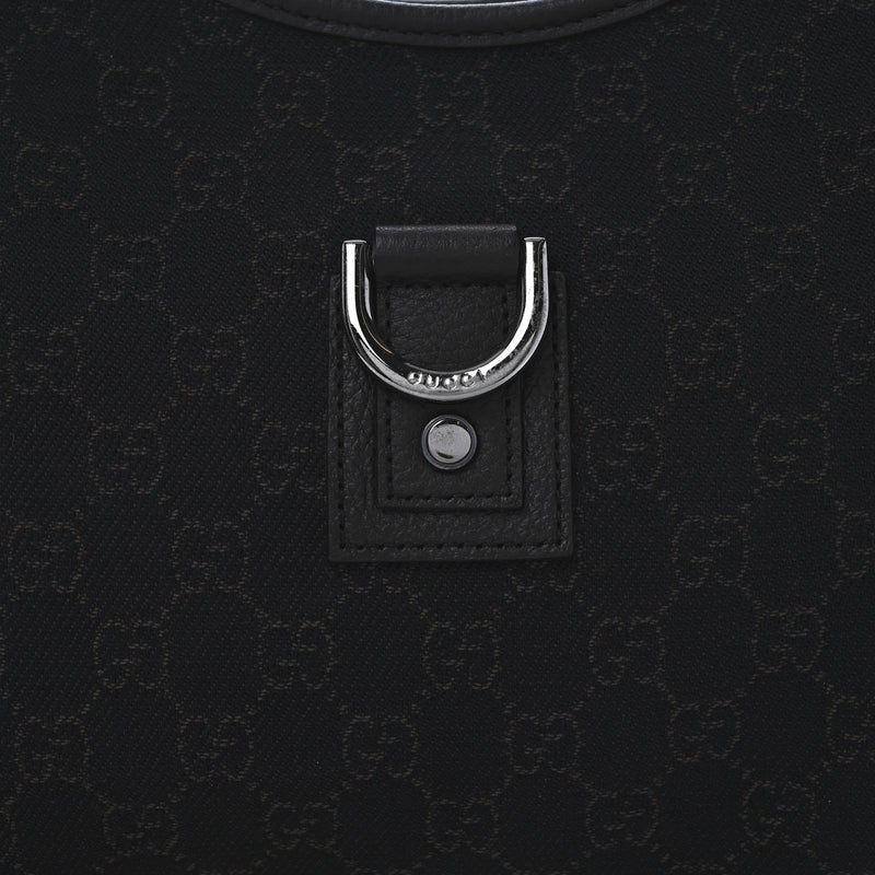 Gucci Denim Abbey D Ring Hobo Brown