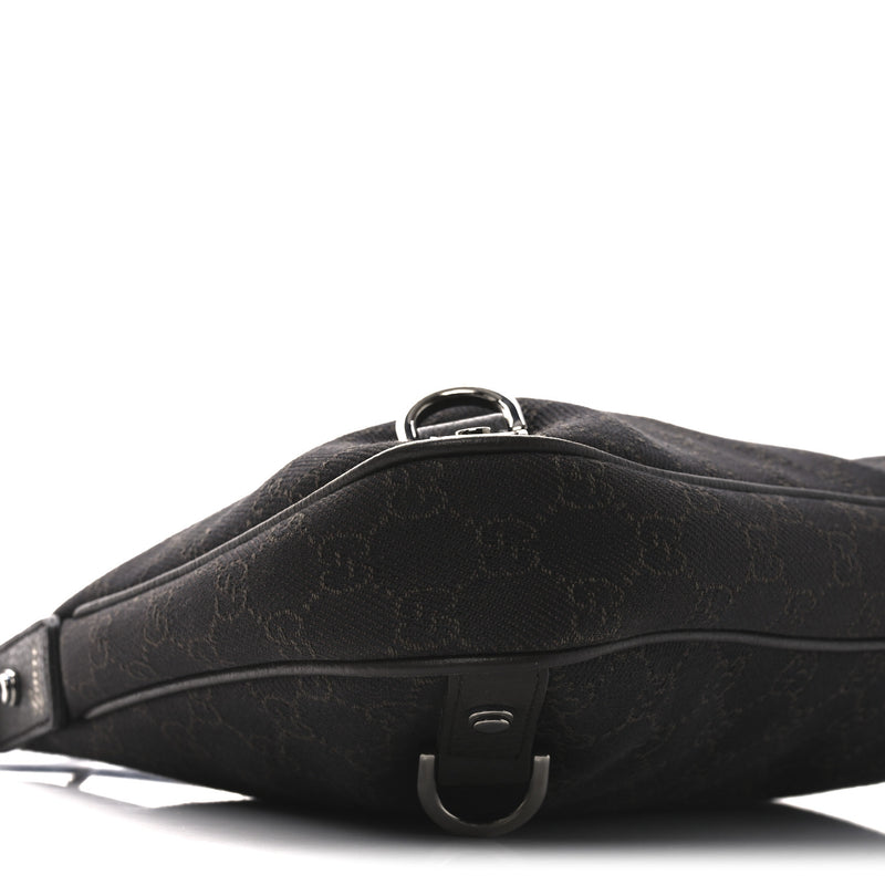 Gucci Denim Abbey D Ring Hobo Brown