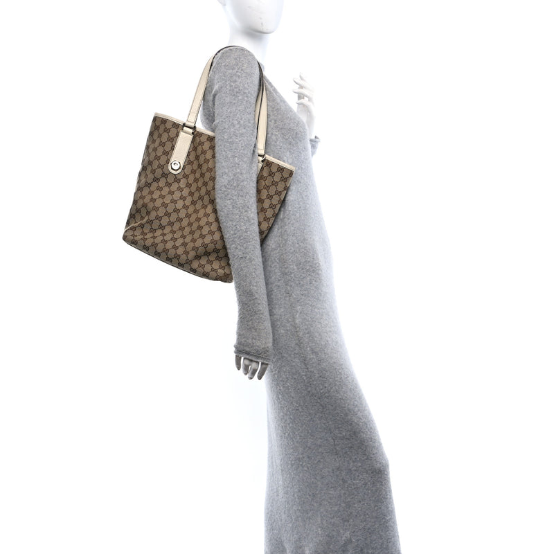 Gucci Charmy Tote Off White
