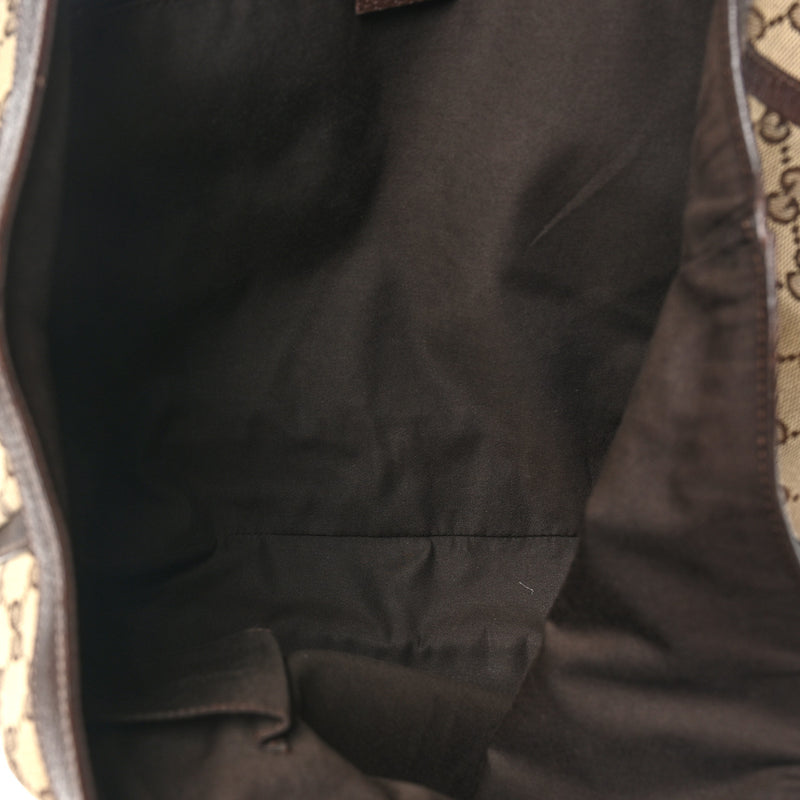 Gucci Large Abbey Tote Dark Brown