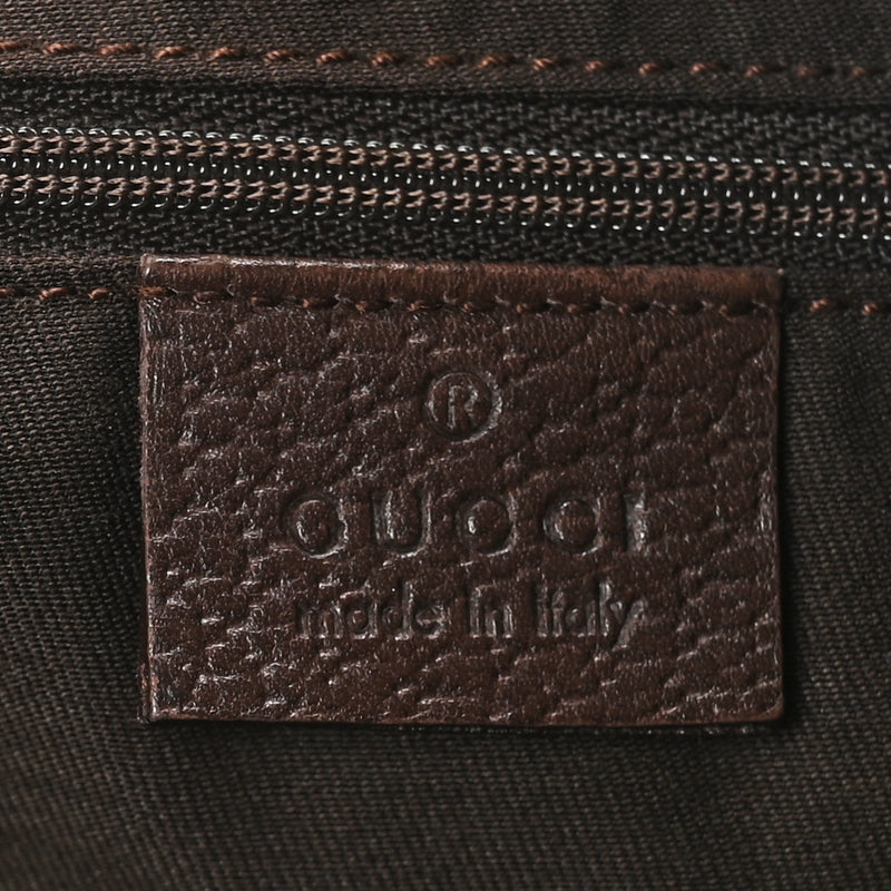 Gucci Large Abbey Tote Dark Brown