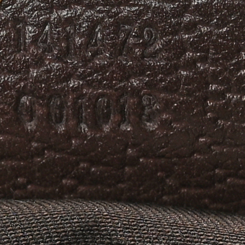 Gucci Large Abbey Tote Dark Brown