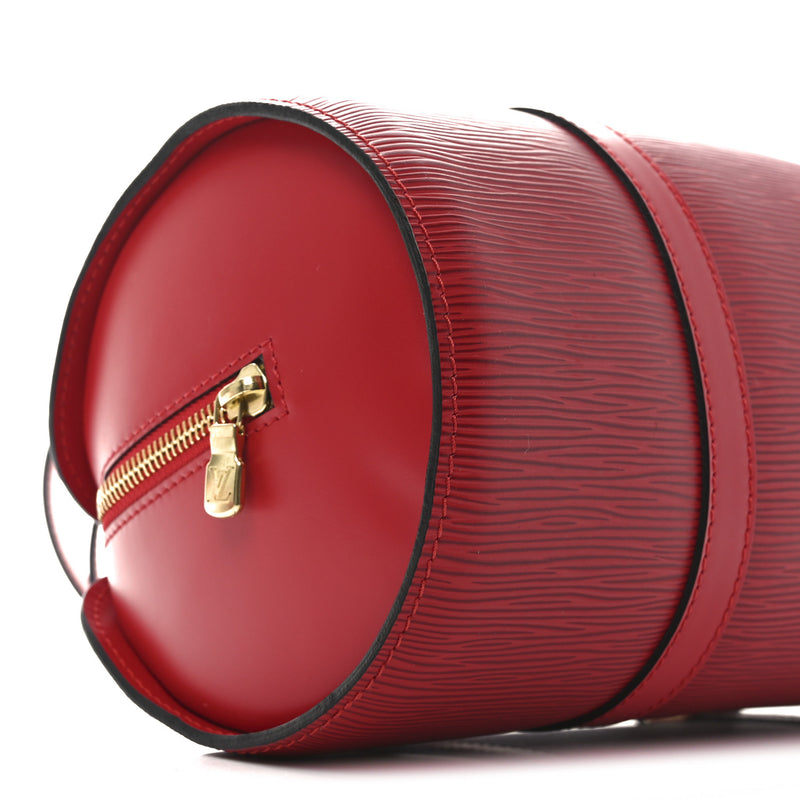 Louis Vuitton Epi Soufflot Castillan Red