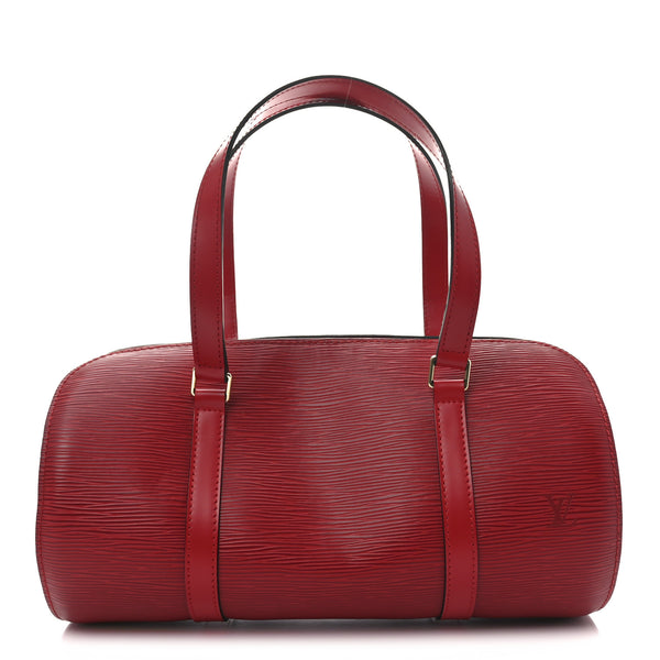 Louis Vuitton Epi Soufflot Castillan Red