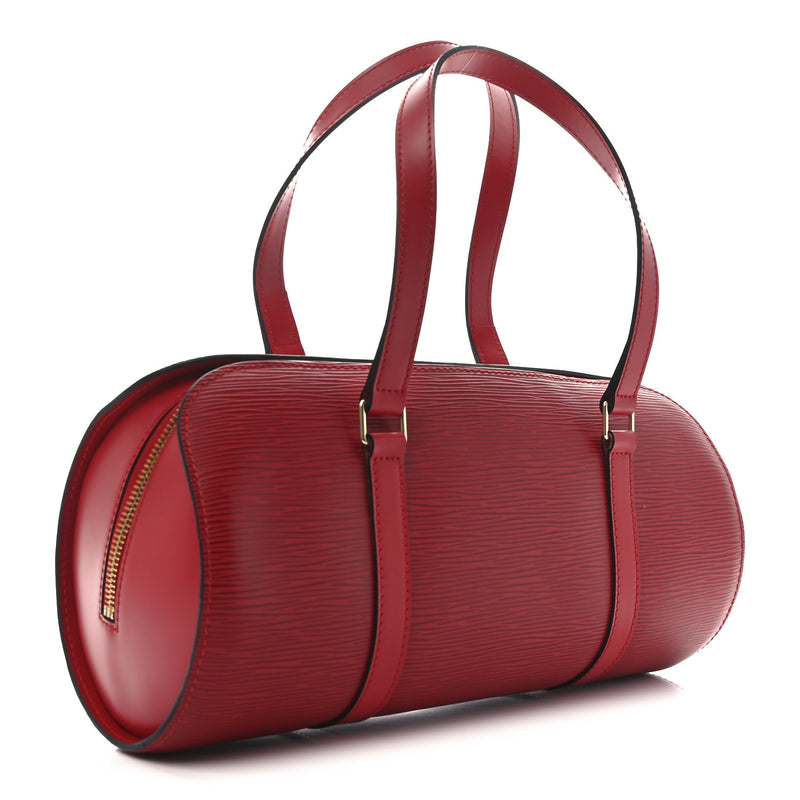 Louis Vuitton Epi Soufflot Castillan Red