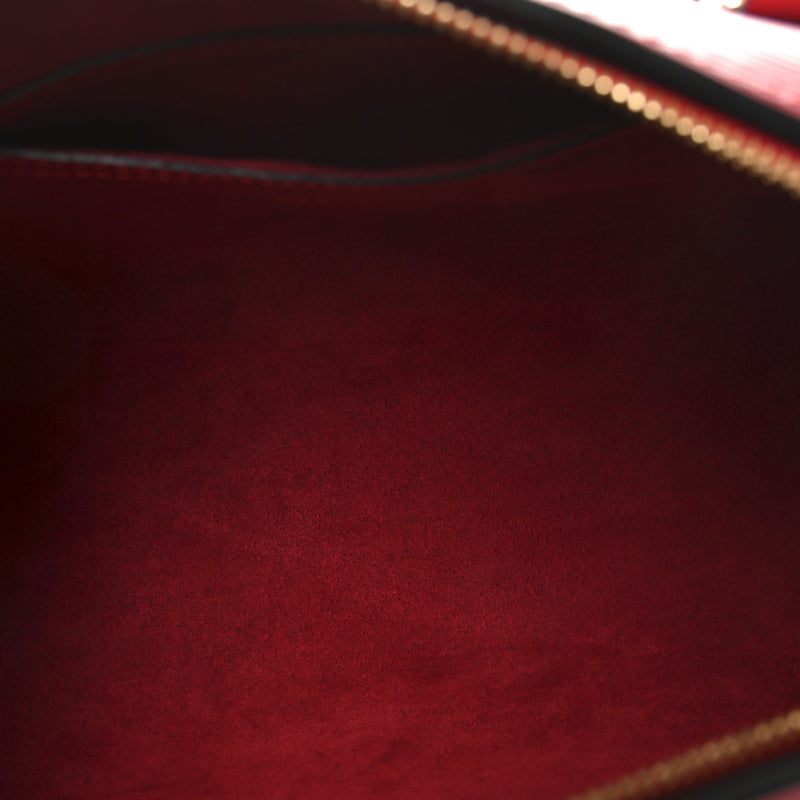 Louis Vuitton Epi Soufflot Castillan Red