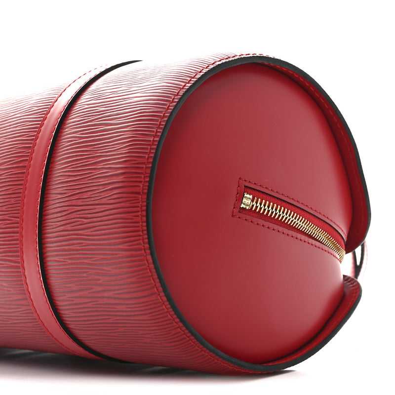 Louis Vuitton Epi Soufflot Castillan Red