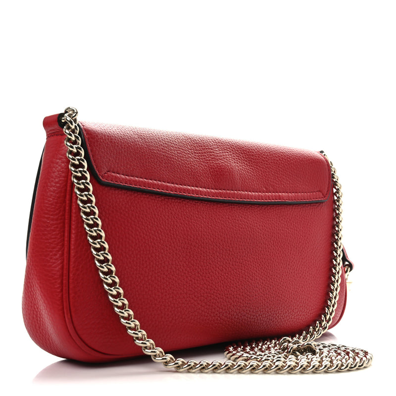 Gucci Pebbled Calfskin Medium Soho Flap