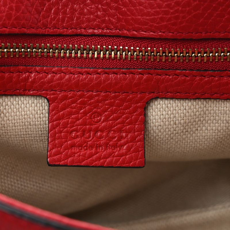 Gucci Pebbled Calfskin Medium Soho Flap