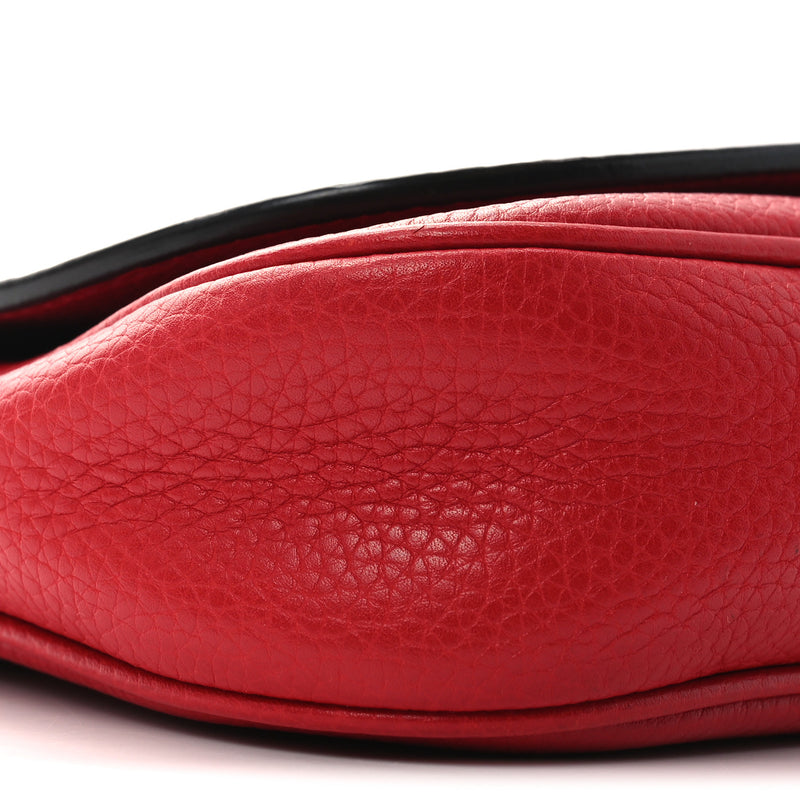 Gucci Pebbled Calfskin Medium Soho Flap