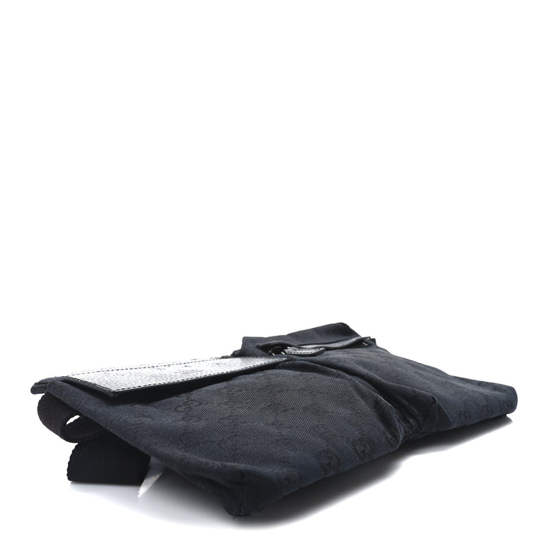 Gucci Gg Double Pocket Belt Bag Black