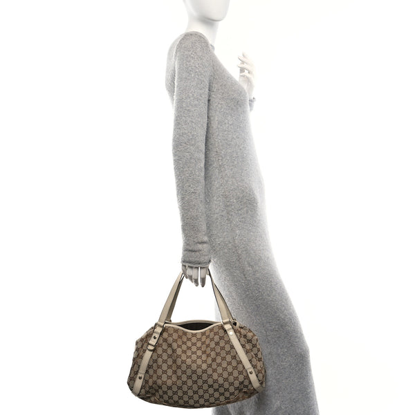 Gucci Abbey Medium Shoulder Bag Beige