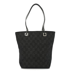 Gucci Denim Small Bucket Tote Black