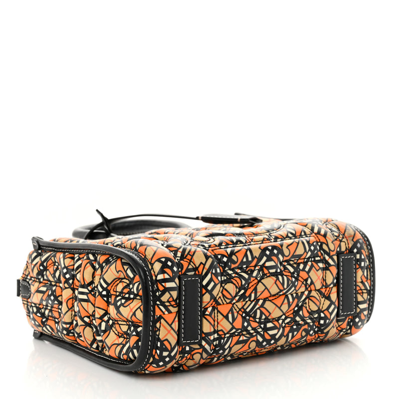 Burberry Lambskin Quilted Printed Tb