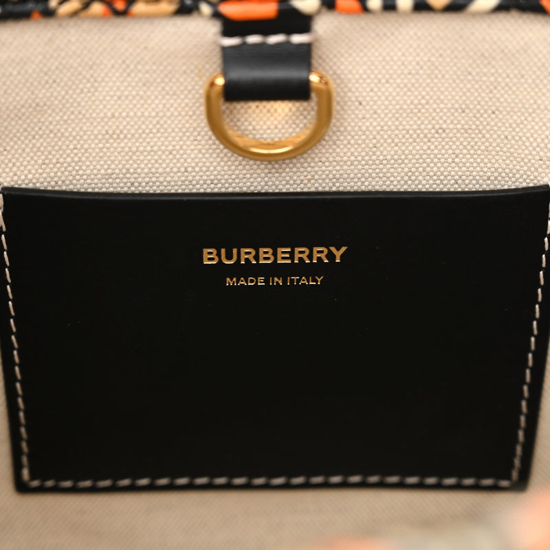 Burberry Lambskin Quilted Printed Tb