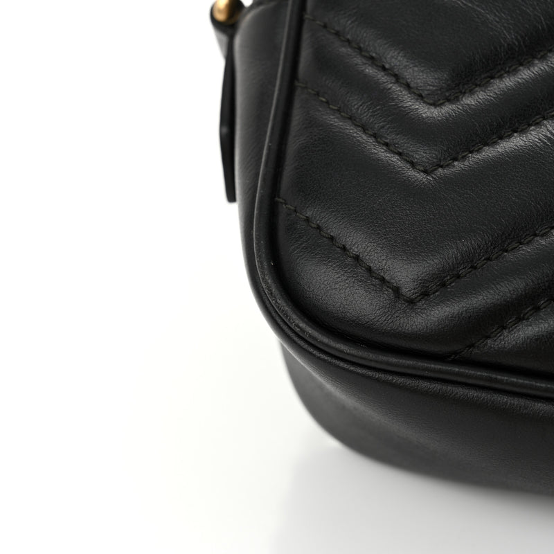 Gucci Calfskin Matelasse Mini Gg Marmont