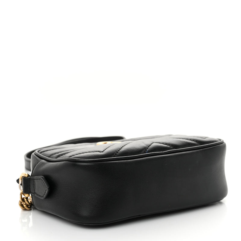 Gucci Calfskin Matelasse Mini Gg Marmont