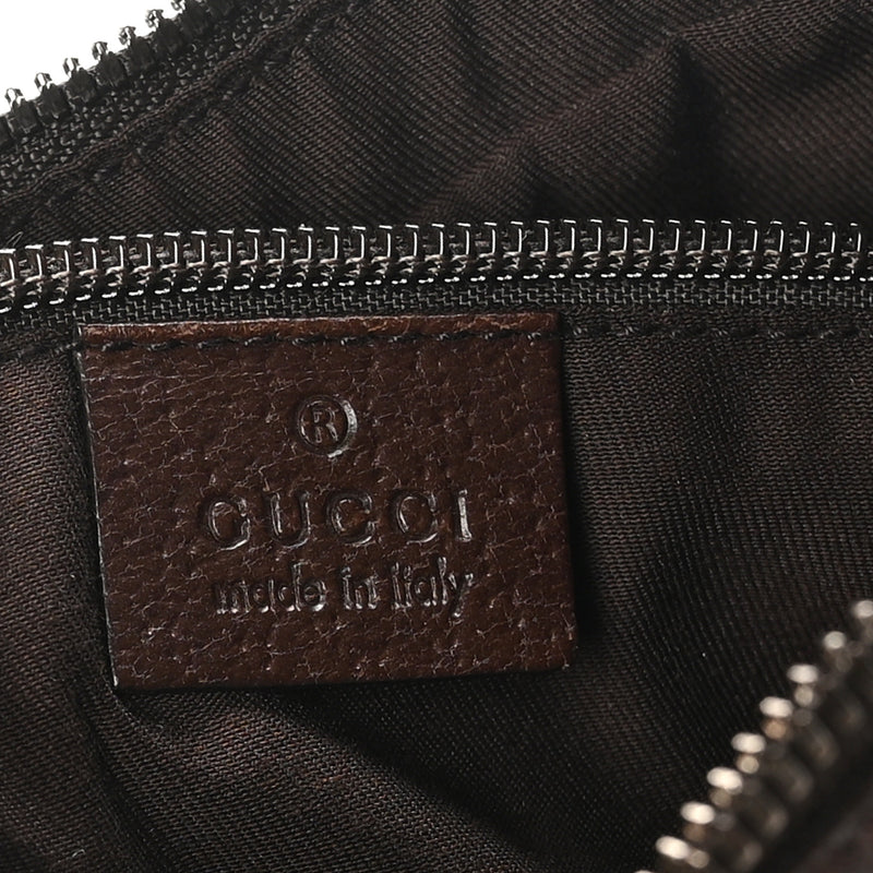 Gucci Medium Half Moon Hobo Dark Brown