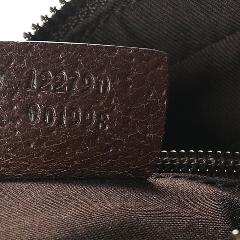 Gucci Medium Half Moon Hobo Dark Brown
