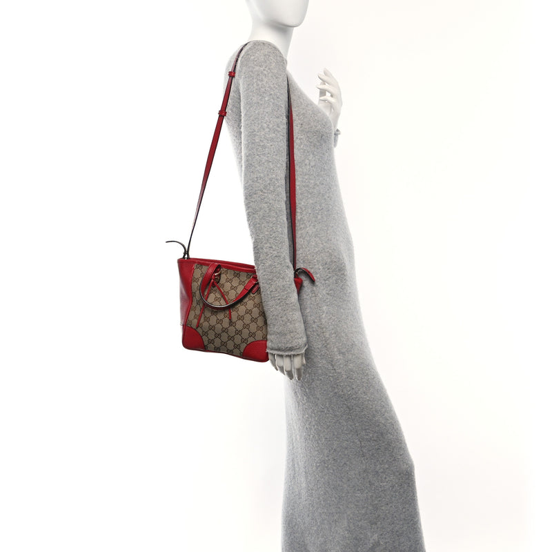 Gucci Small Bree Tote Red