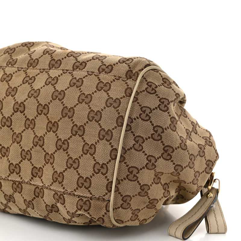 Gucci Medium Sukey Boston Bag Off White