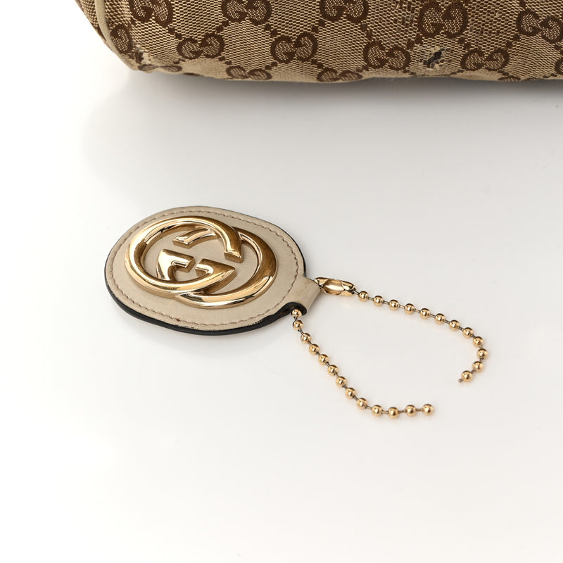 Gucci Medium Sukey Boston Bag Off White